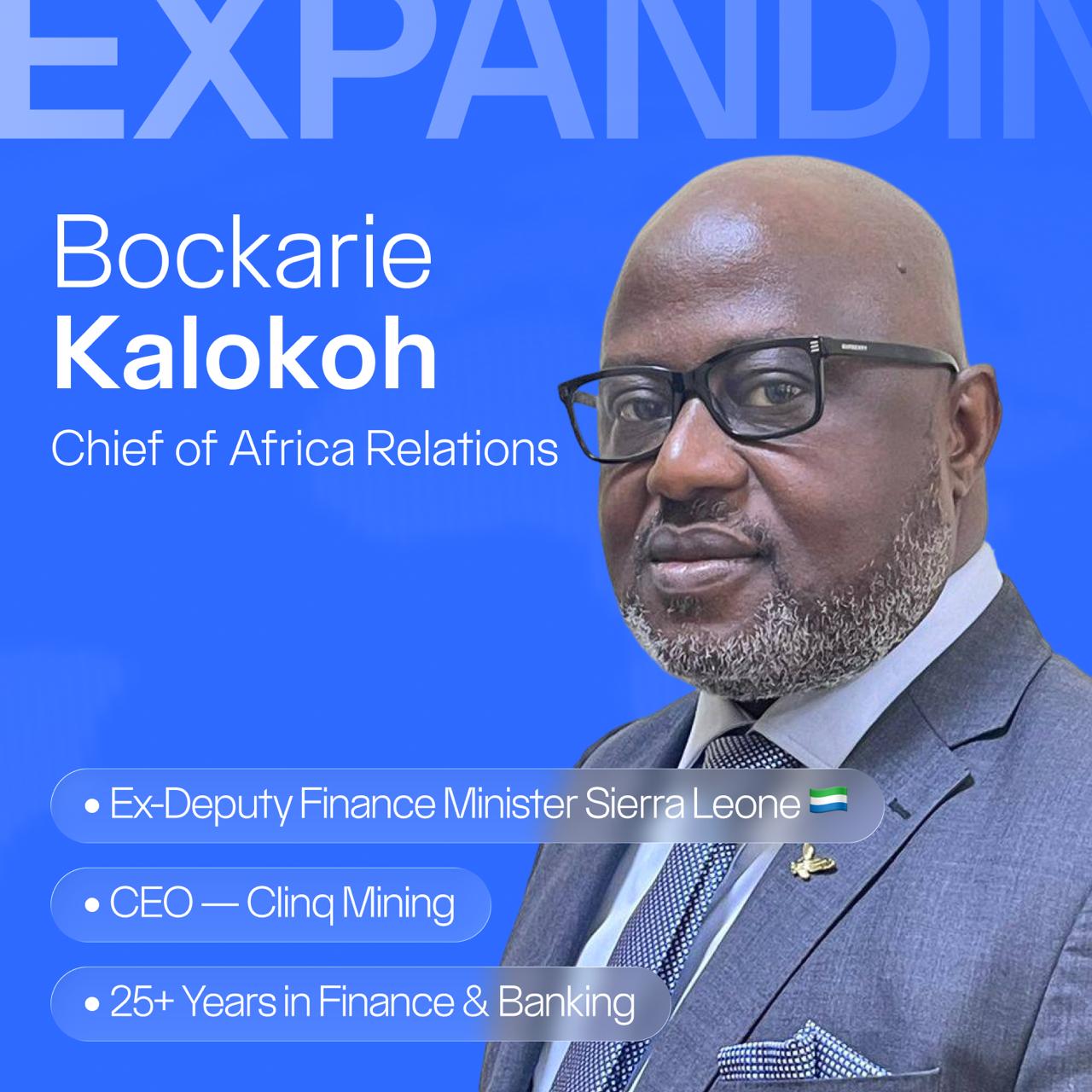 Bockarie Kalokoh - Chief of Africa Relations, Aurum Foundation