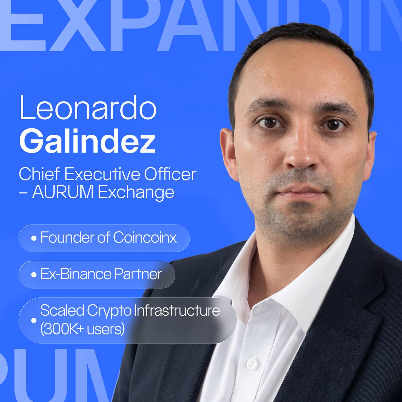 Leonardo Galindez - CEO Aurum Exchange, Aurum Foundation